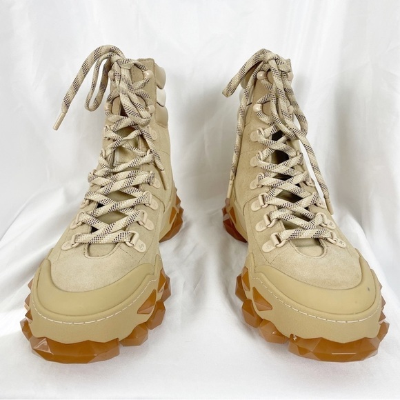 Jimmy Choo x Diamond Hike Barley Crosta Suede Hiking Boot Sneaker Tan Casual - Picture 2 of 12